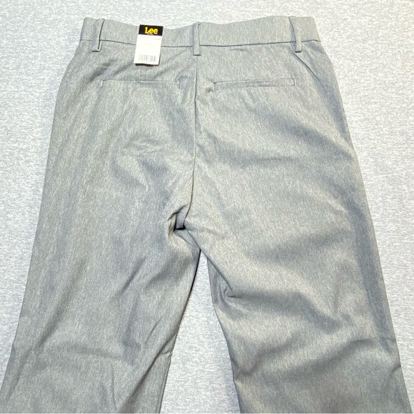 Lee Women's Flex Motion Regular Fit Trouser Pants Size 8 Short Ash Heather NWT - Picture 10 of 16